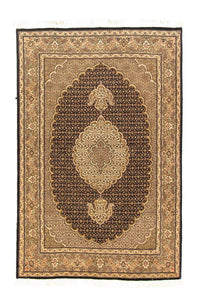 Tapis persan - Tabriz - Royal - 150 x 100 cm - bleu foncé