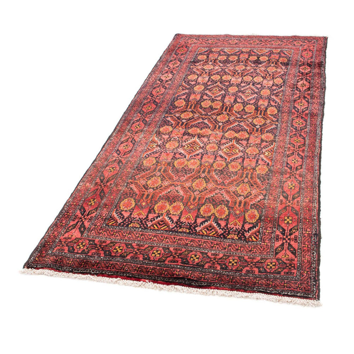 Tapis de couloir Tapis persan - Nomadic - 202 x 95 cm - rouge