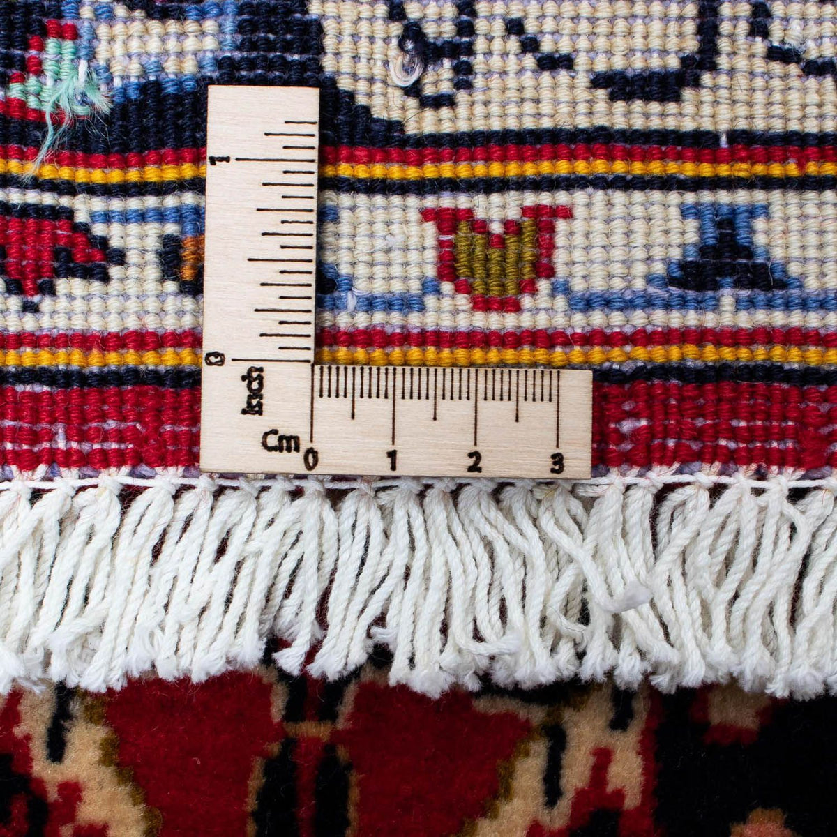 Tapis persan - Keshan - 129 x 71 cm - rouge foncé