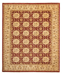 Tapis Ziegler - 293 x 250 cm - rouge foncé