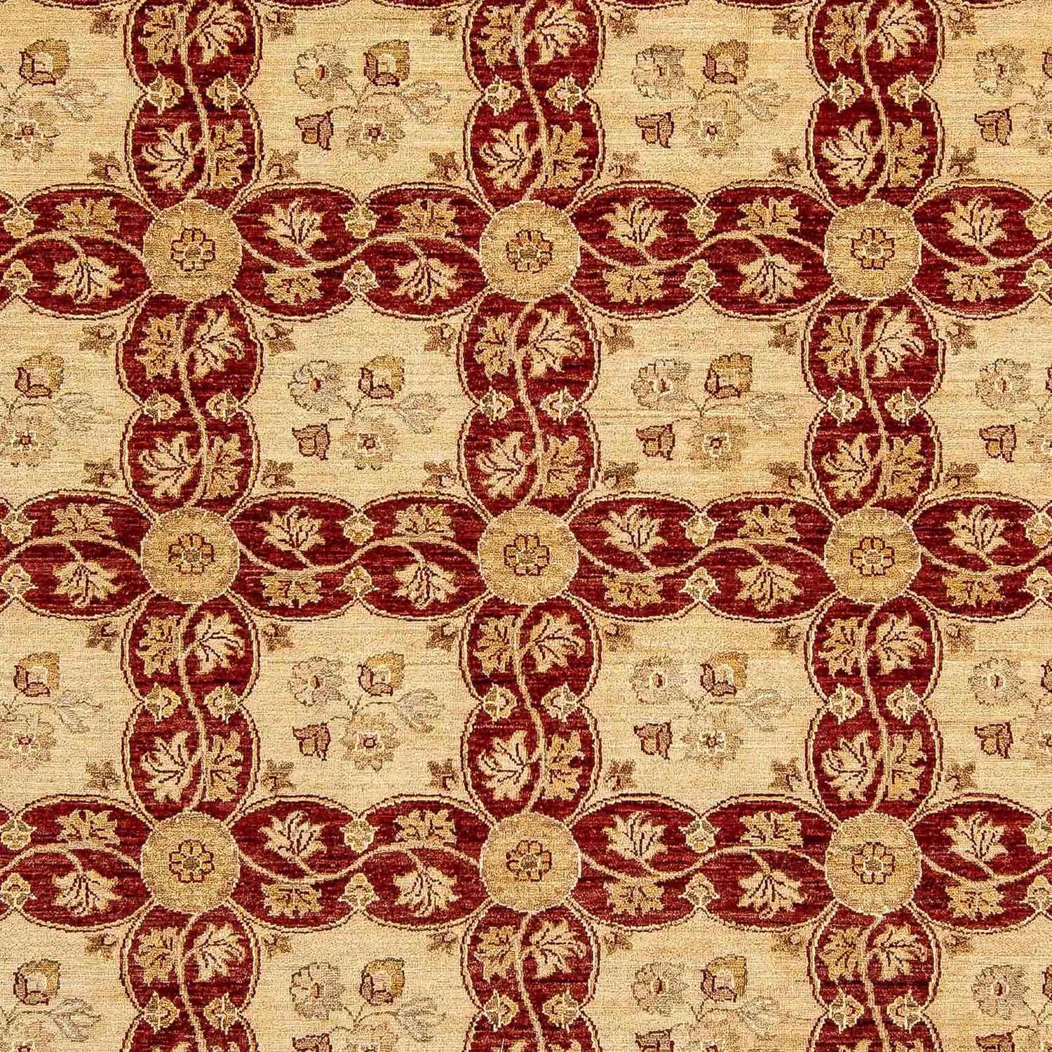 Tapis Ziegler - 293 x 250 cm - rouge foncé