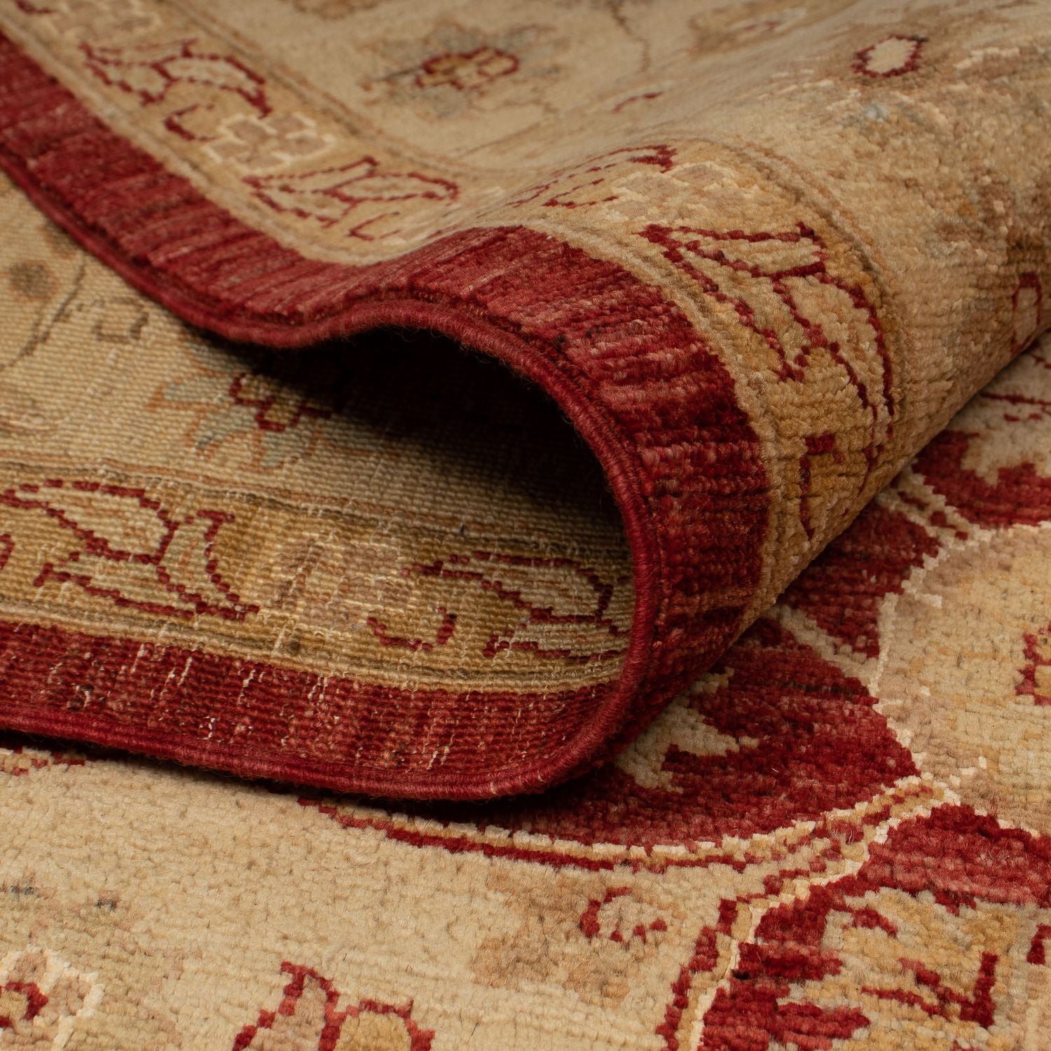 Tapis Ziegler - 293 x 250 cm - rouge foncé