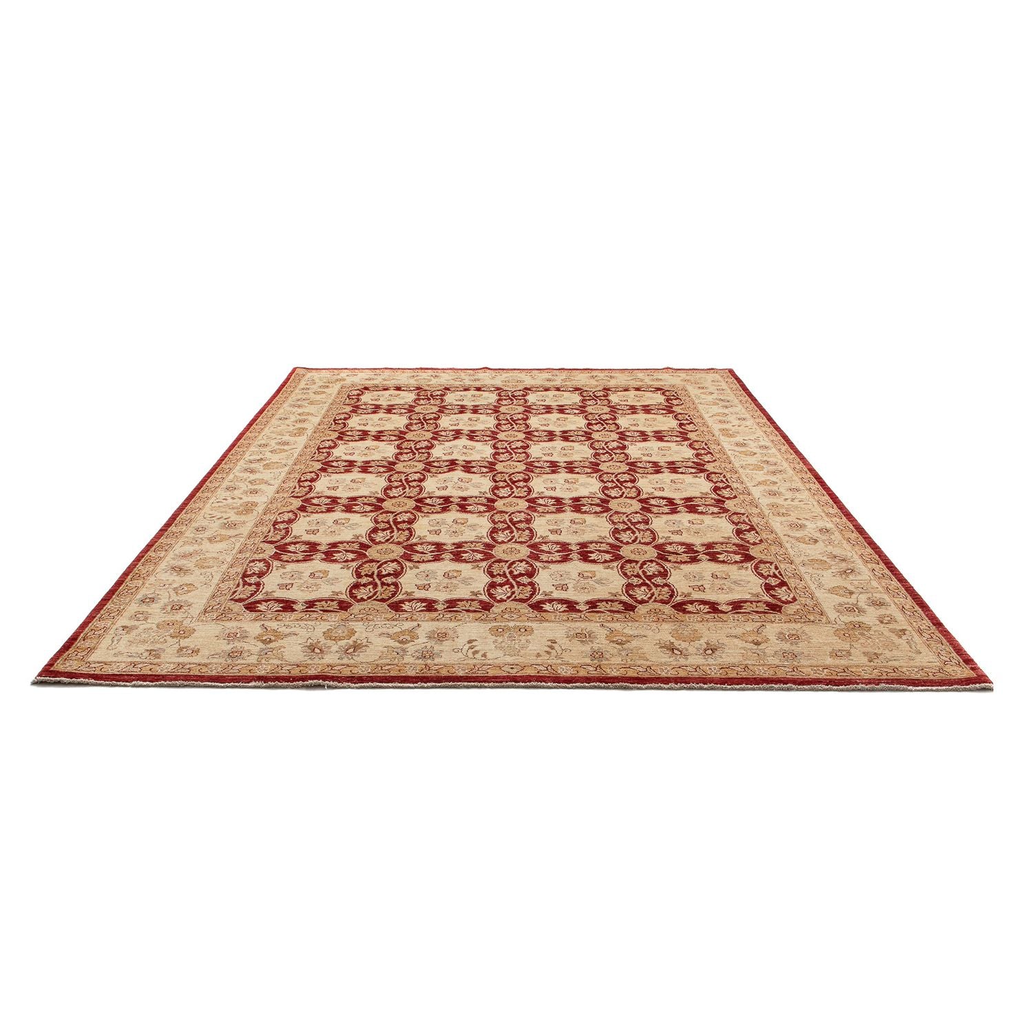 Tapis Ziegler - 293 x 250 cm - rouge foncé