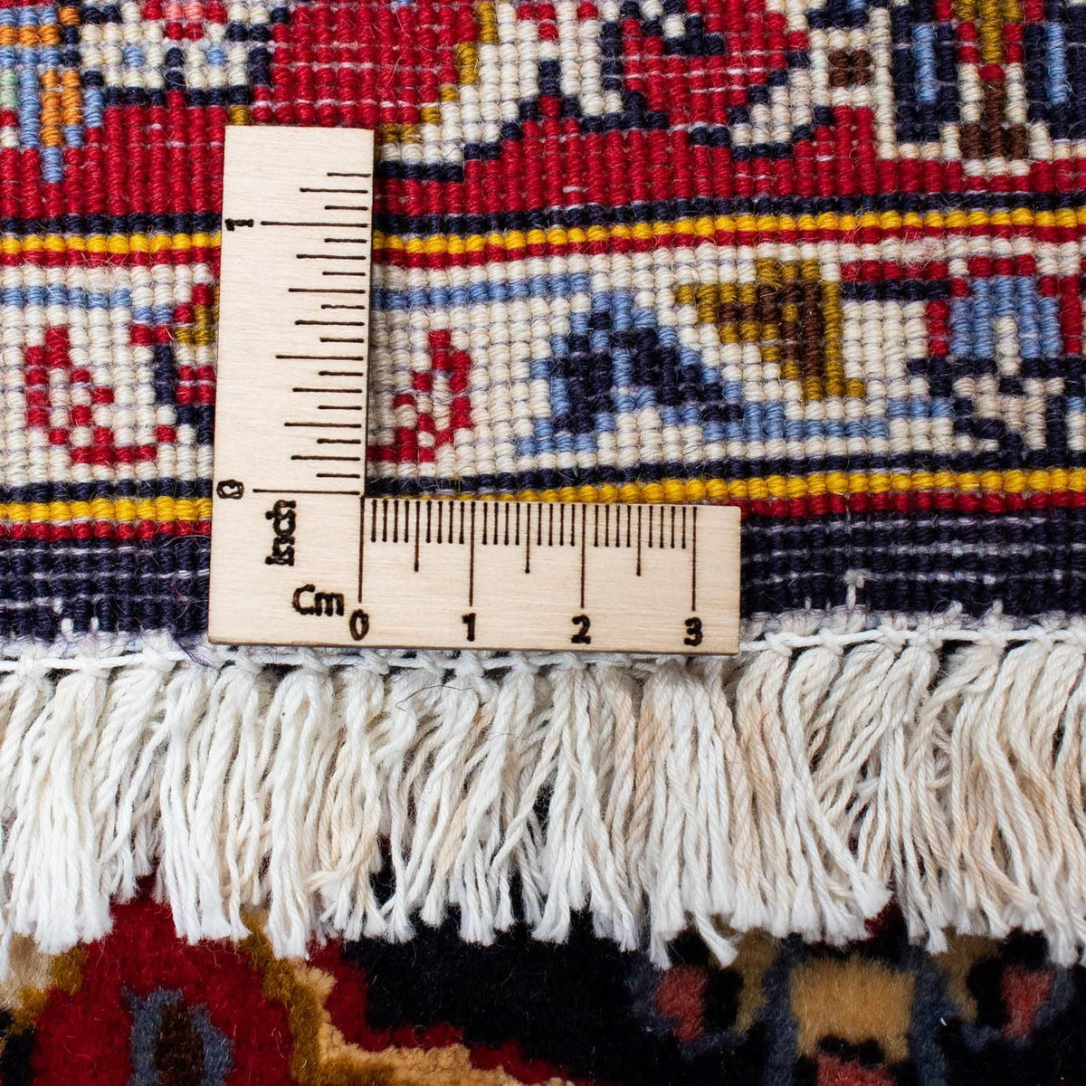 Tapis persan - Keshan - 113 x 78 cm - bleu foncé