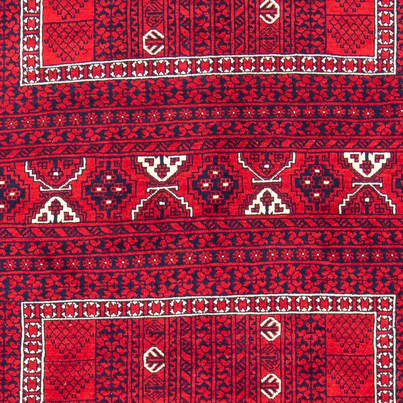 Tapis Turkaman - 233 x 157 cm - rouge foncé
