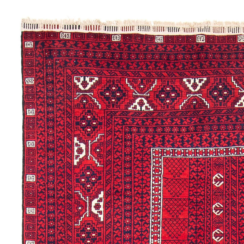 Tapis Turkaman - 233 x 157 cm - rouge foncé