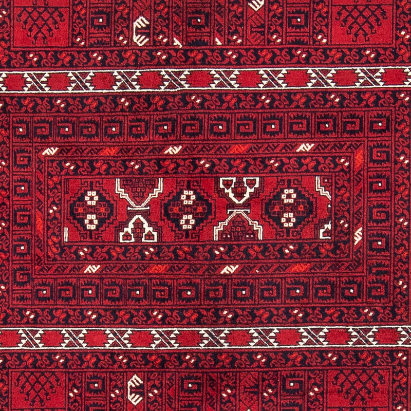Tapis Turkaman - 246 x 157 cm - rouge foncé