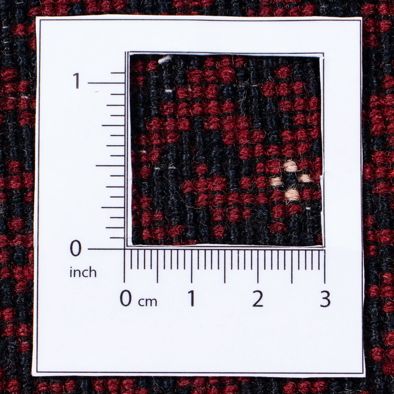 Tapis Turkaman - 246 x 159 cm - rouge foncé