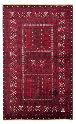 Tapis Turkaman - 252 x 160 cm - rouge foncé
