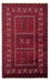 Tapis Turkaman - 252 x 160 cm - rouge foncé