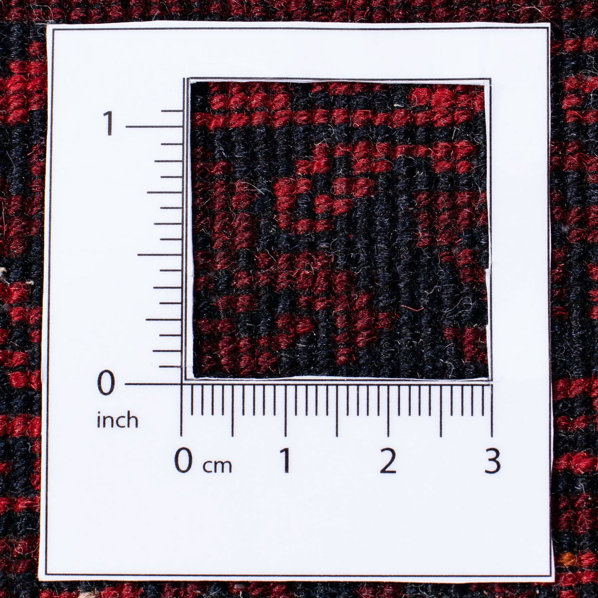 Tapis Turkaman - 246 x 160 cm - rouge foncé