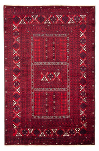 Tapis Turkaman - 240 x 157 cm - rouge foncé