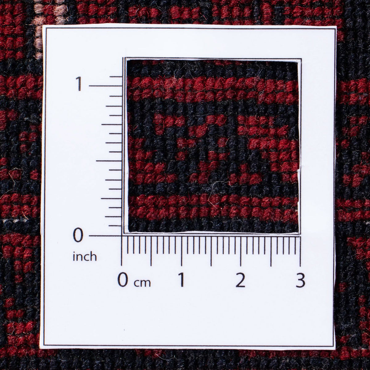 Tapis Turkaman - 240 x 157 cm - rouge foncé