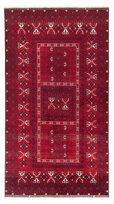 Tapis Turkaman - 255 x 151 cm - rouge foncé