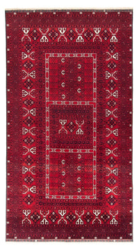 Tapis Turkaman - 255 x 151 cm - rouge foncé