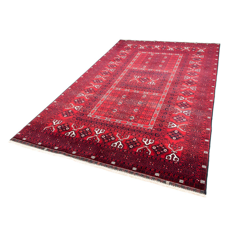 Tapis Turkaman - 255 x 151 cm - rouge foncé