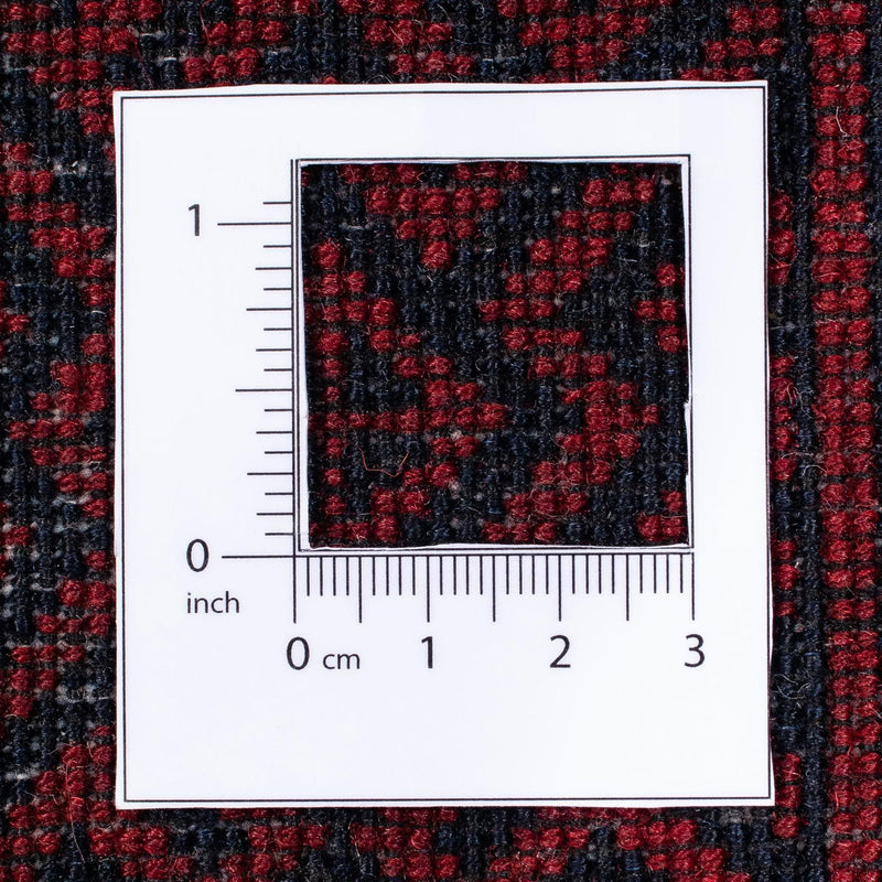Tapis Turkaman - 255 x 151 cm - rouge foncé