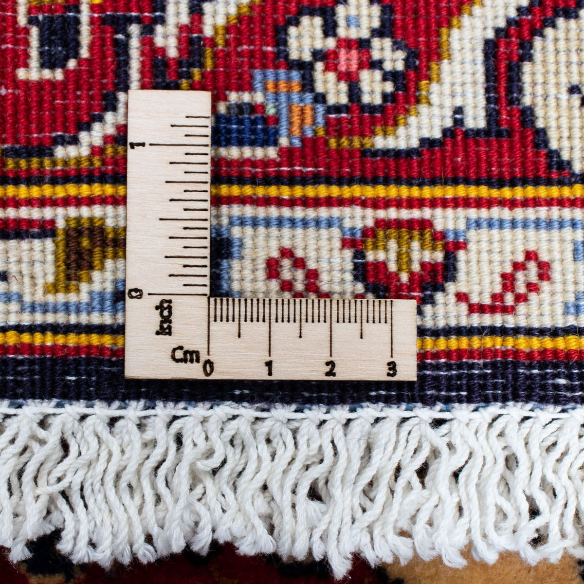 Tapis persan - Keshan - 118 x 80 cm - bleu foncé