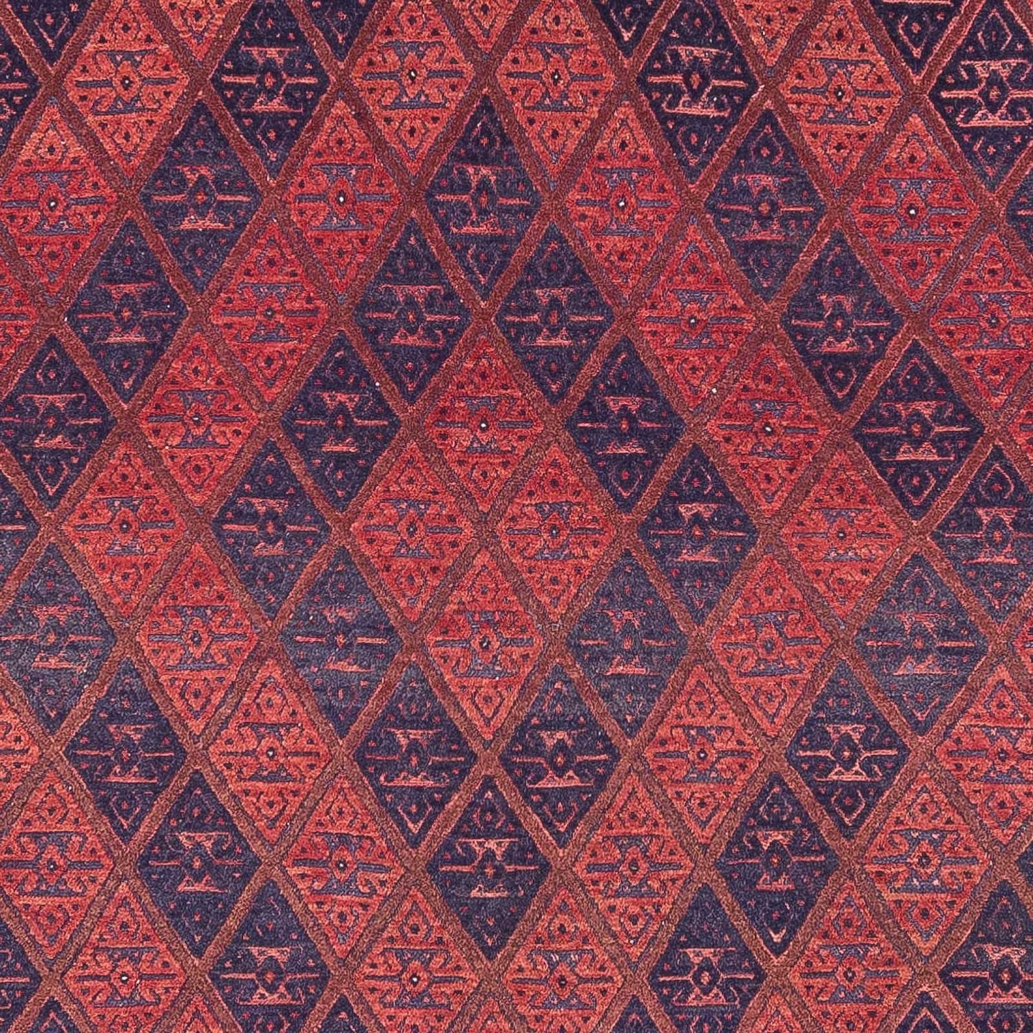 Tapis Kelim - Oriental - 279 x 206 cm - rouge foncé