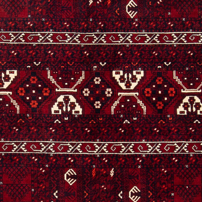 Tapis Turkaman - 243 x 164 cm - rouge foncé