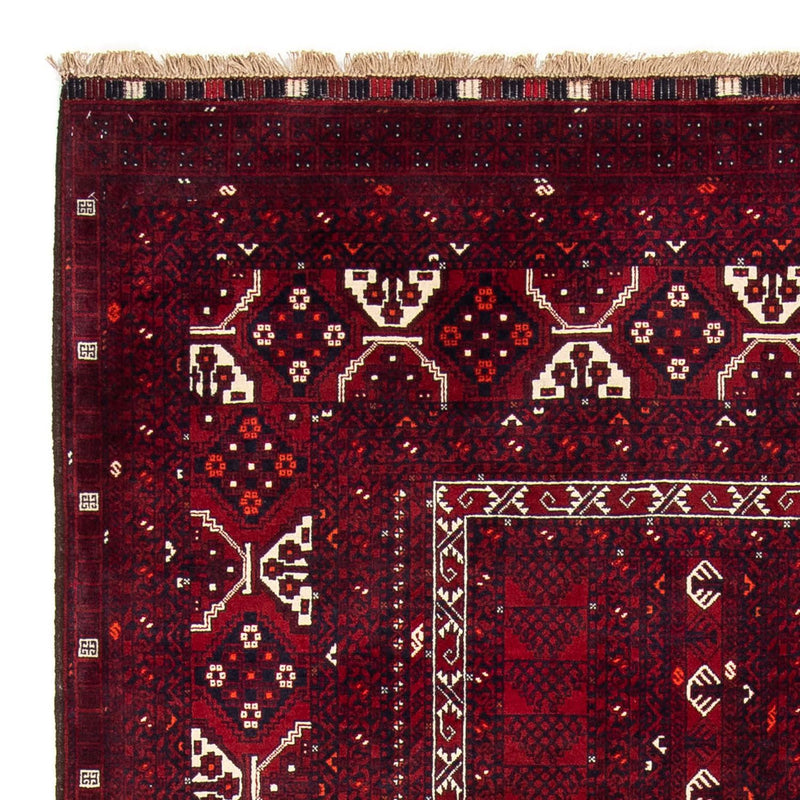 Tapis Turkaman - 243 x 164 cm - rouge foncé