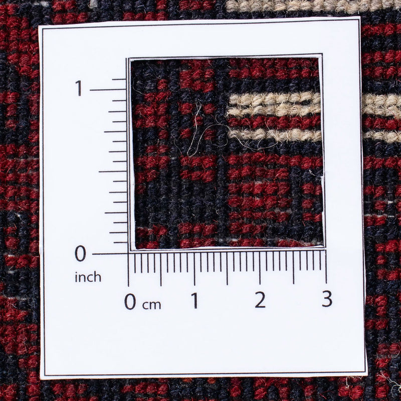 Tapis Turkaman - 243 x 164 cm - rouge foncé