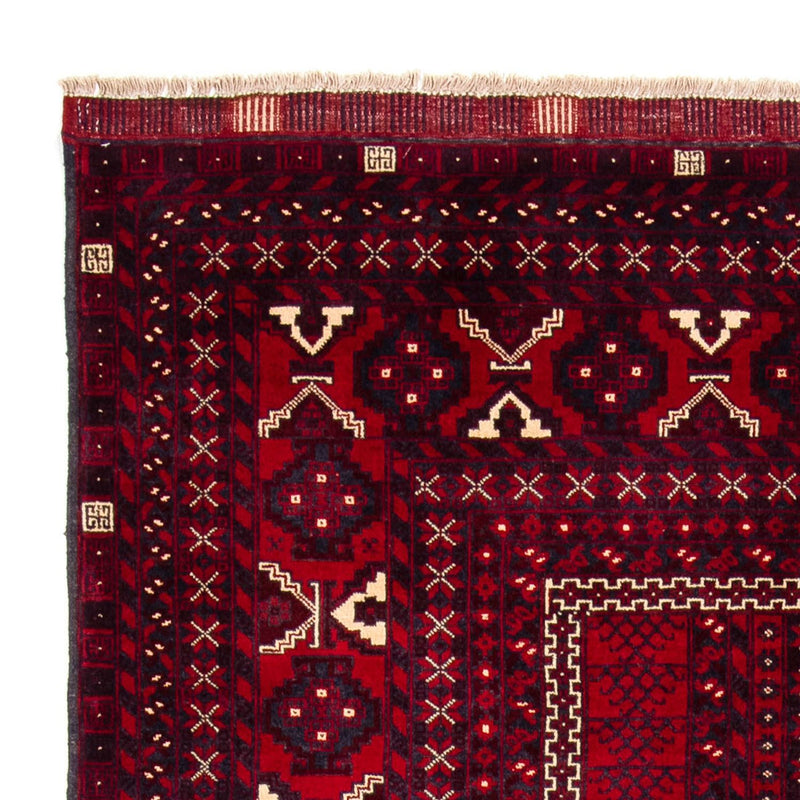 Tapis Turkaman - 245 x 156 cm - rouge foncé
