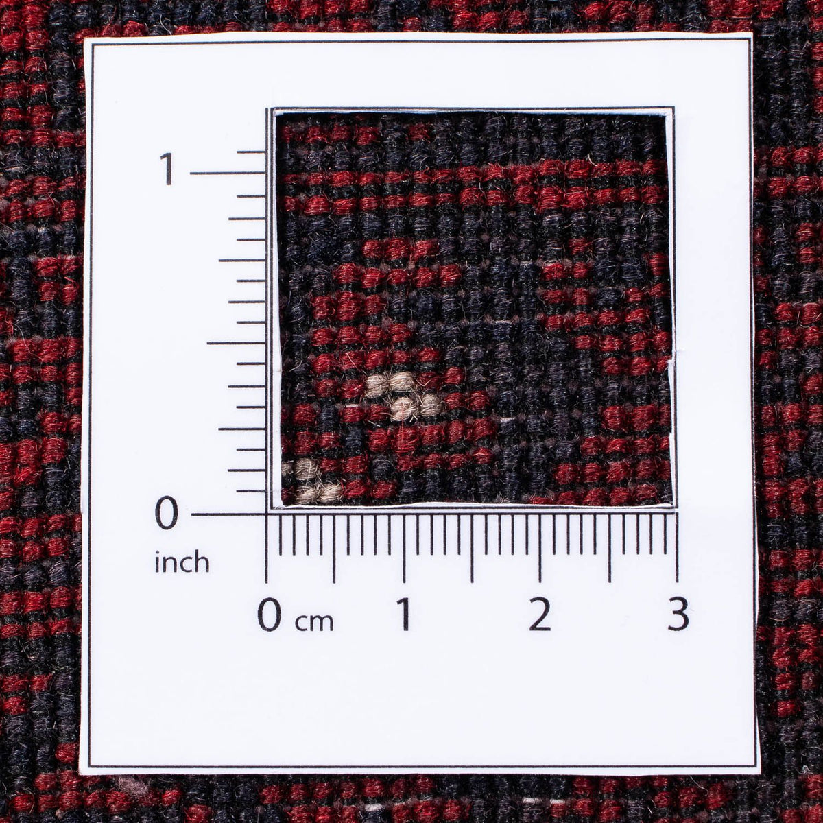 Tapis Turkaman - 237 x 156 cm - rouge foncé