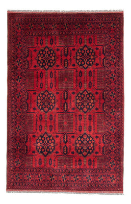 Tapis afghan - Kunduz - 196 x 130 cm - rouge