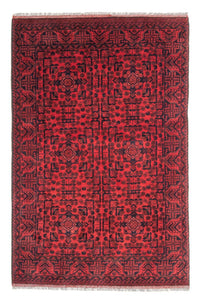 Tapis afghan - Kunduz - 187 x 122 cm - rouge