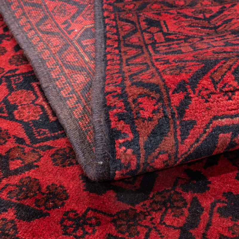 Tapis afghan - Kunduz - 187 x 122 cm - rouge