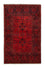 Tapis afghan - Kunduz - 155 x 100 cm - rouge foncé