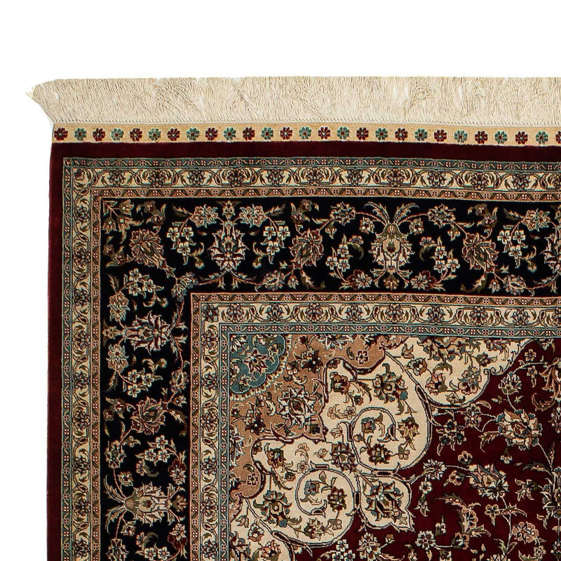 Tapis en soie - Soie chinoise - 198 x 137 cm - rouge foncé