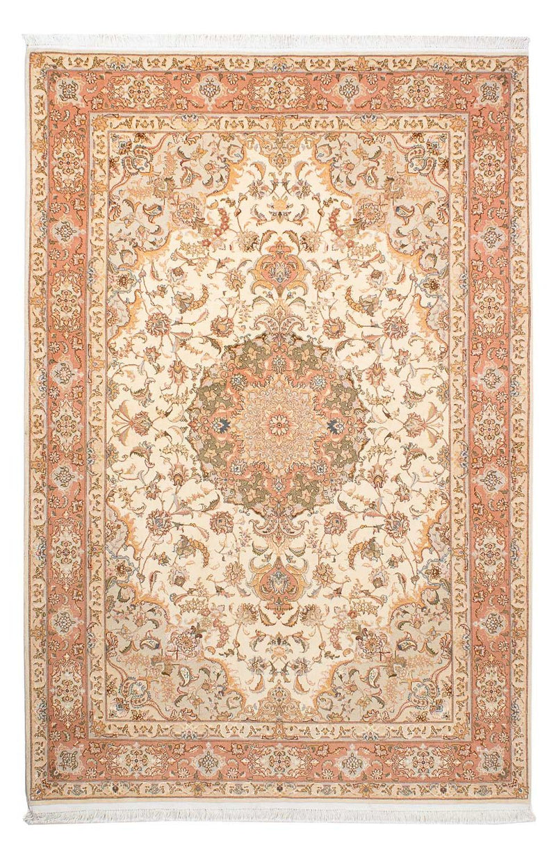 Tapis persan - Tabriz - Royal - 244 x 168 cm - beige