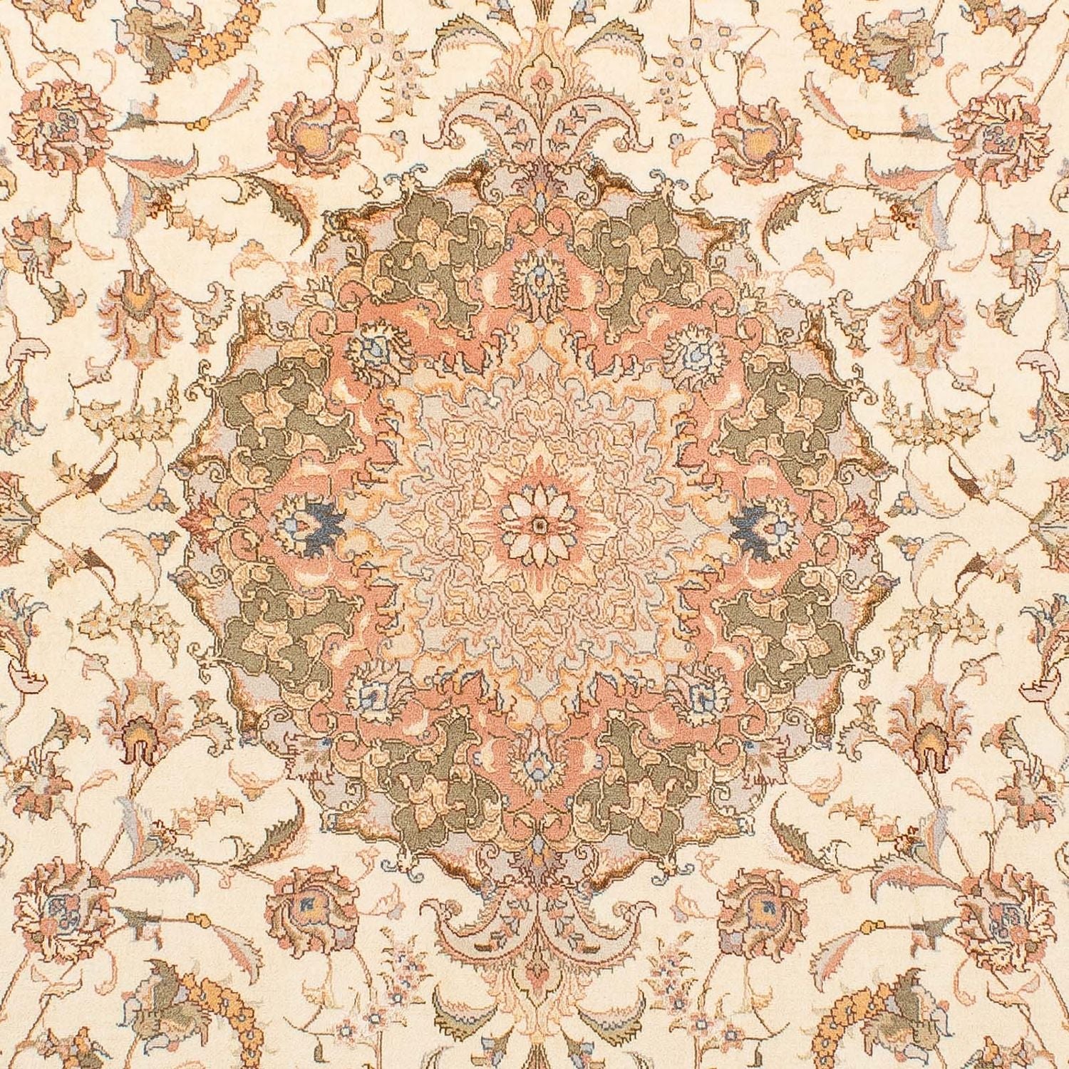 Tapis persan - Tabriz - Royal - 244 x 168 cm - beige