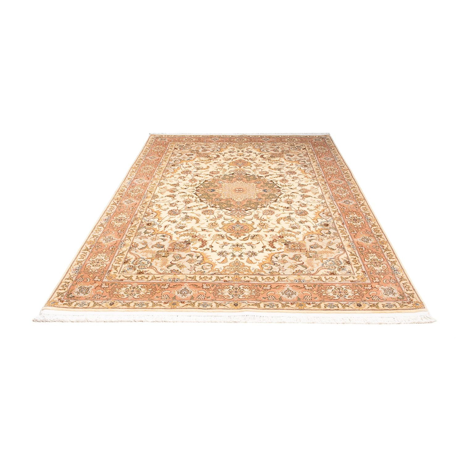 Tapis persan - Tabriz - Royal - 244 x 168 cm - beige