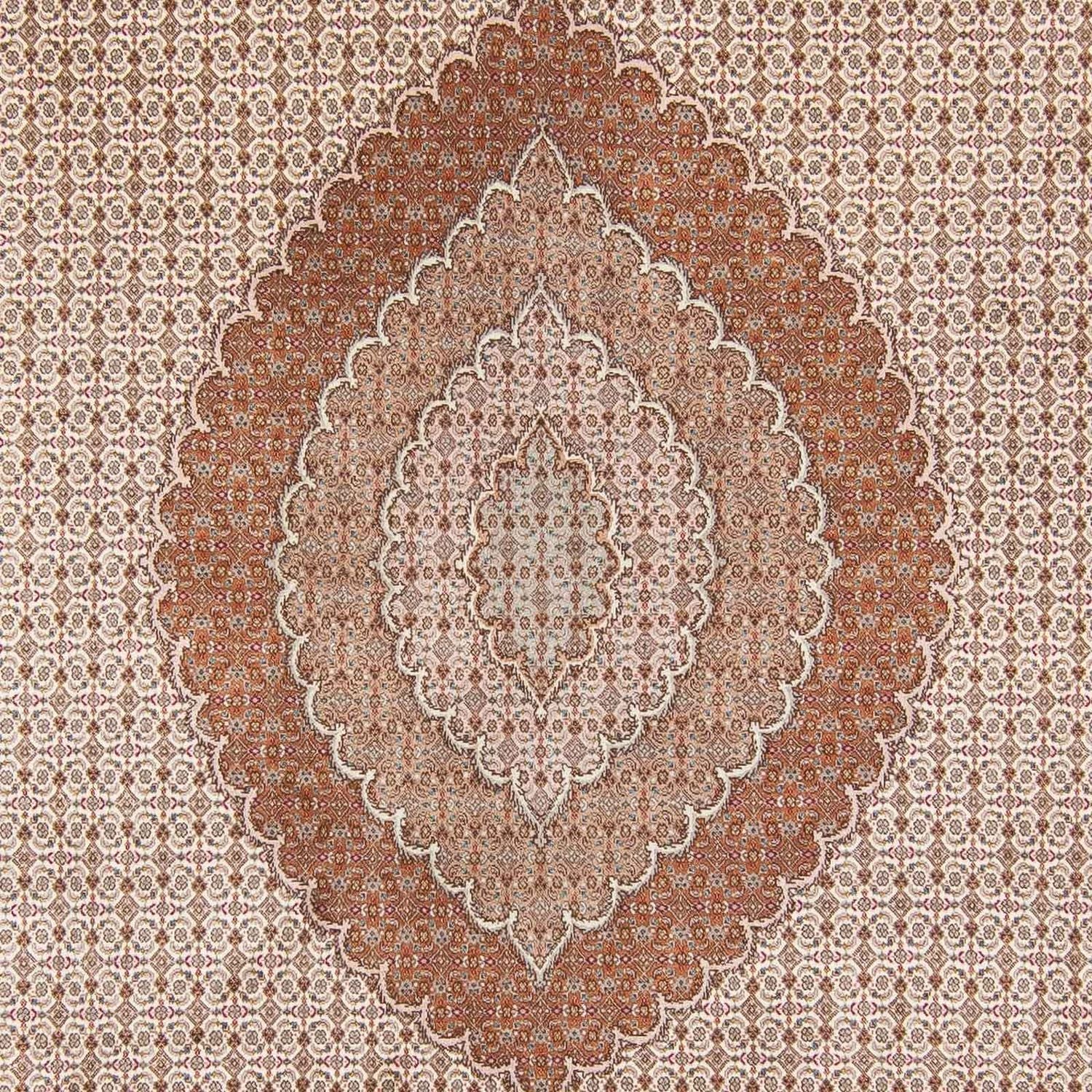 Tapis persan - Tabriz - 363 x 250 cm - marron clair