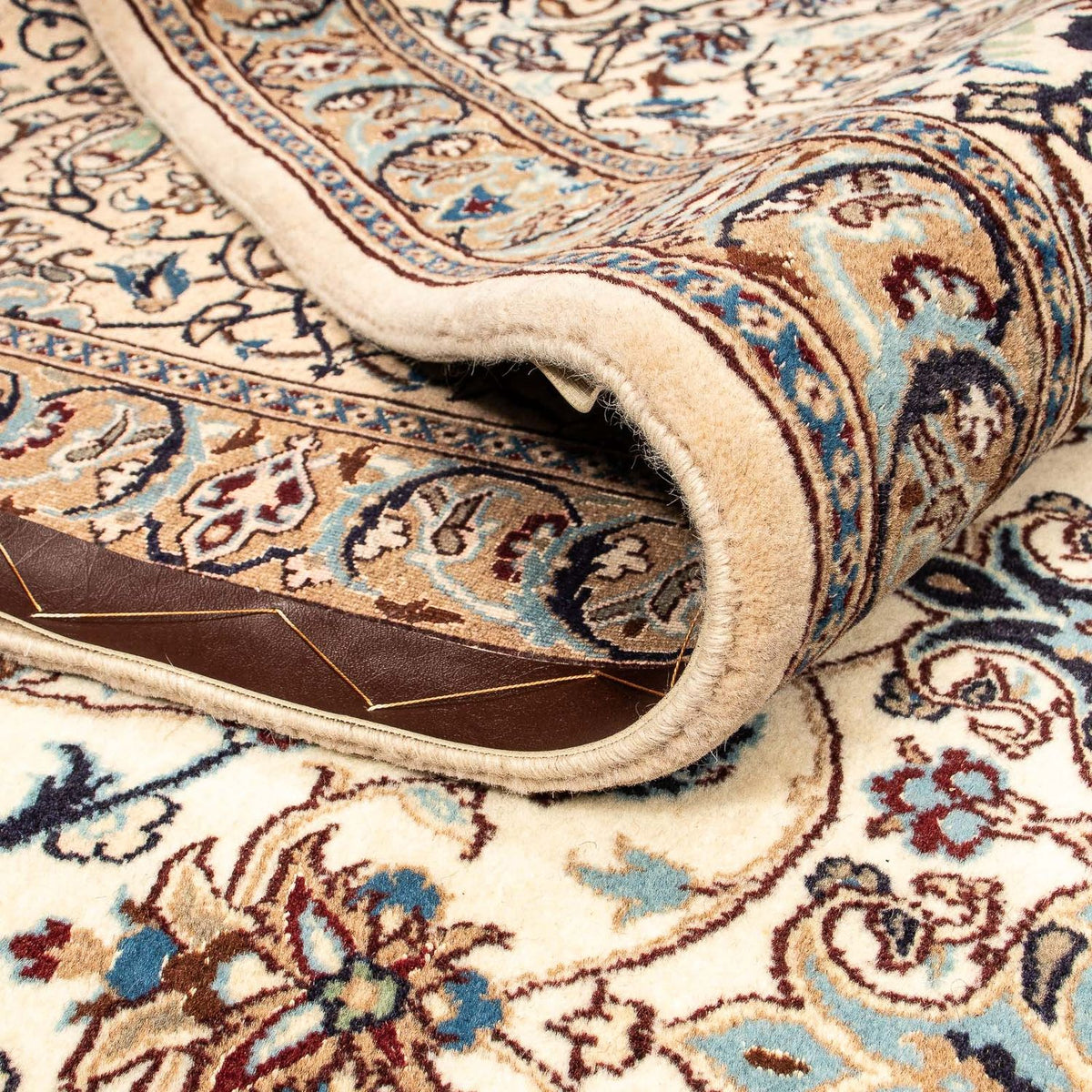 Tapis persan - Nain - Royal - 404 x 293 cm - beige