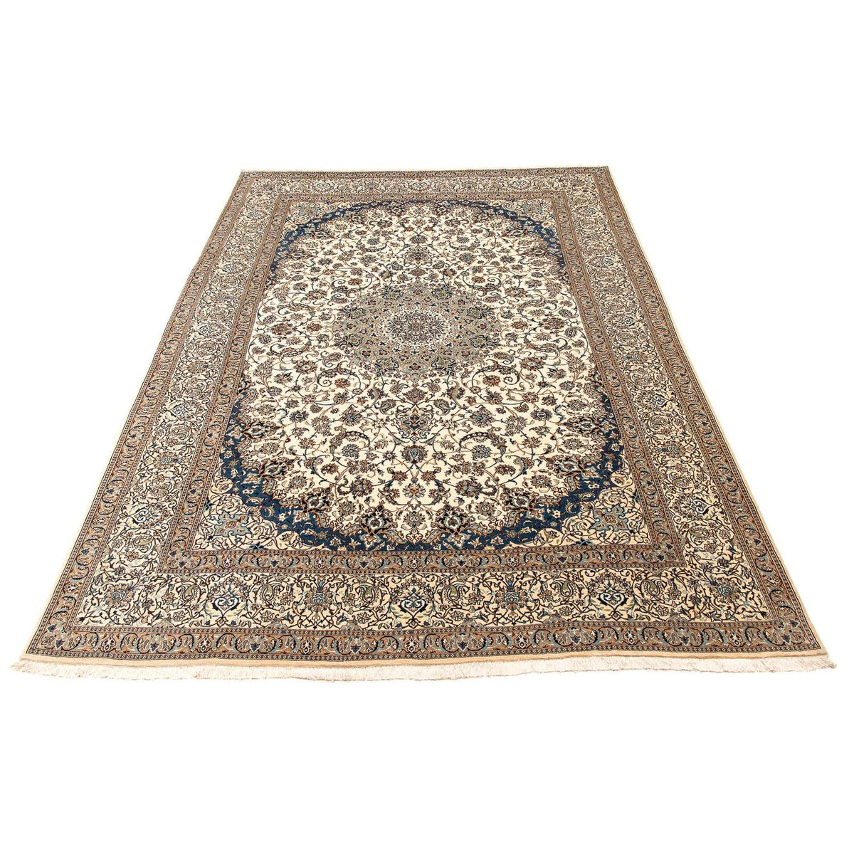 Tapis persan - Nain - Royal - 404 x 293 cm - beige