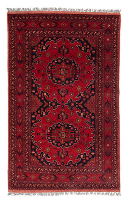 Tapis afghan - Kunduz - 200 x 120 cm - rouge