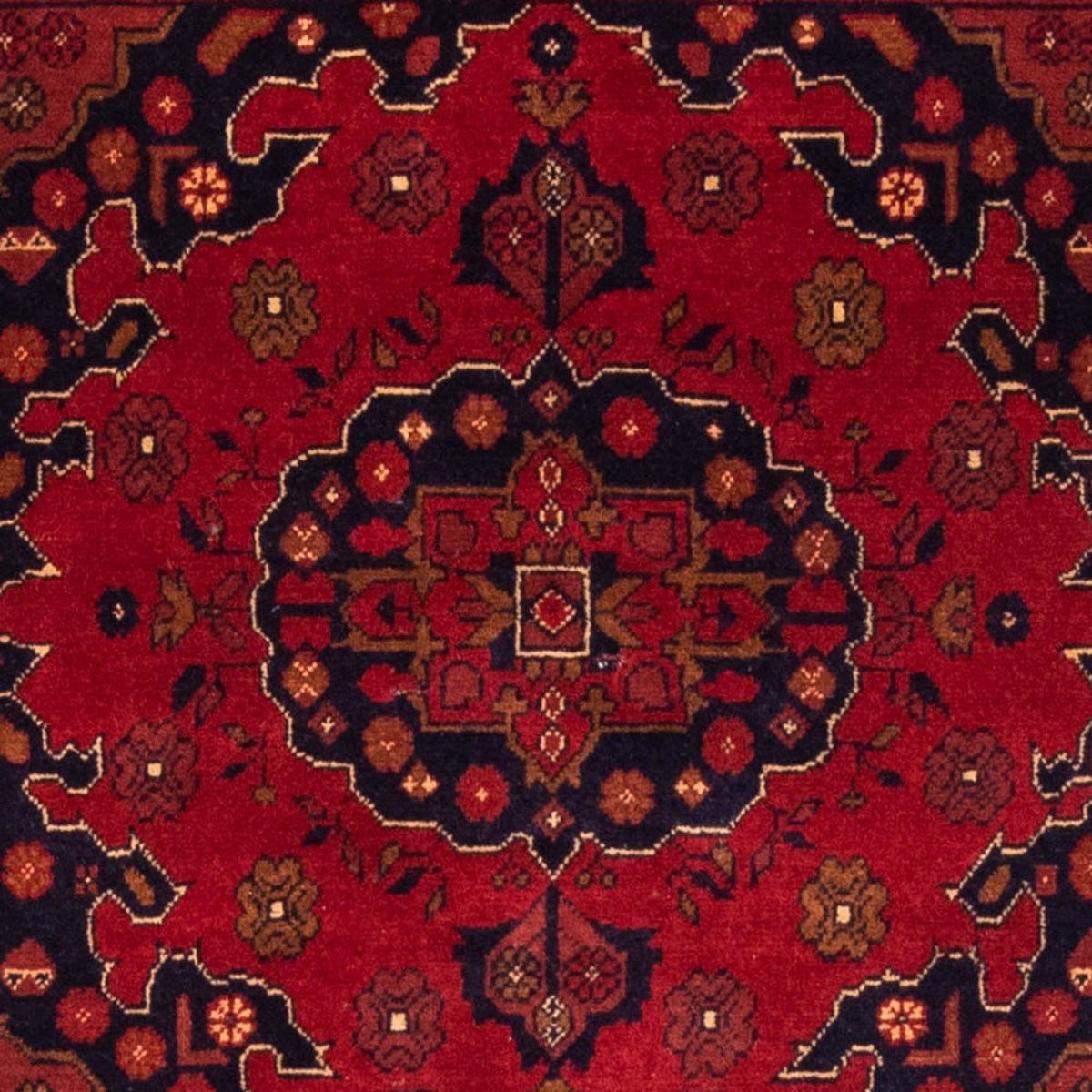 Tapis afghan - Kunduz - 200 x 120 cm - rouge