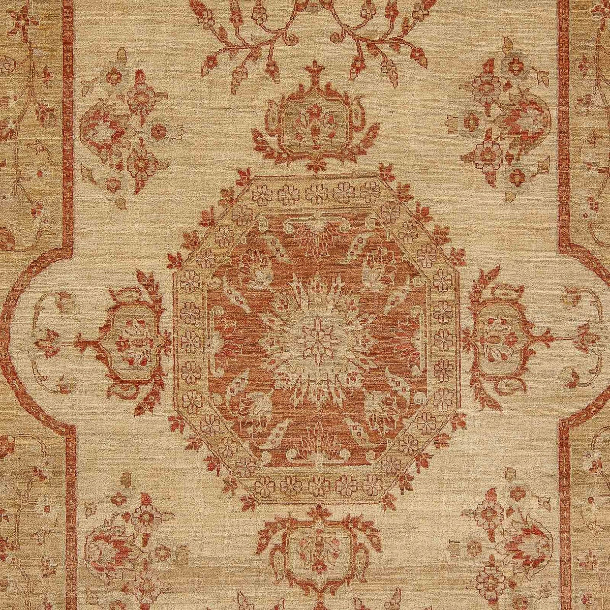 Tapis Ziegler - 308 x 252 cm - marron clair