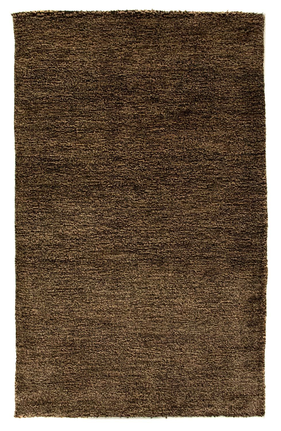 Tapis Gabbeh - Indus - 100 x 62 cm - marron foncé