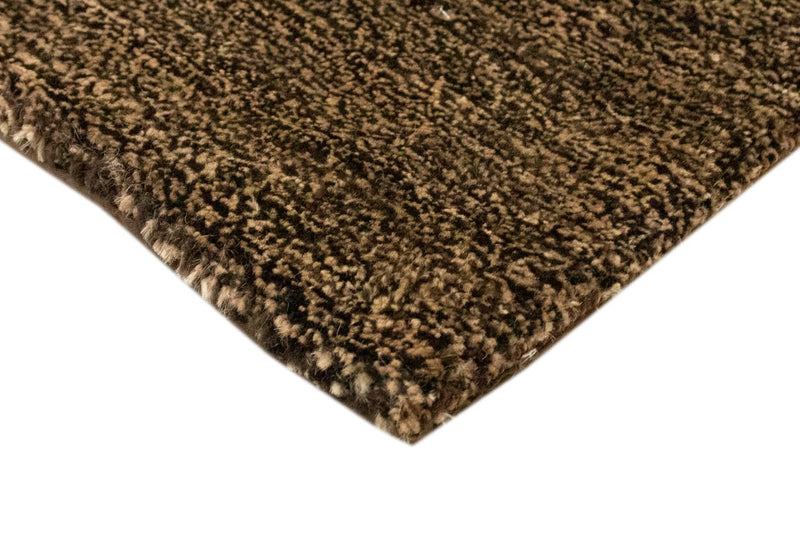 Tapis Gabbeh - Indus - 100 x 62 cm - marron foncé