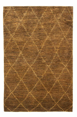 Tapis Gabbeh - Indus - 205 x 137 cm - marron