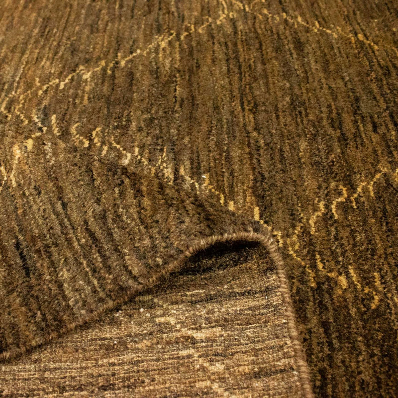 Tapis Gabbeh - Indus - 205 x 137 cm - marron