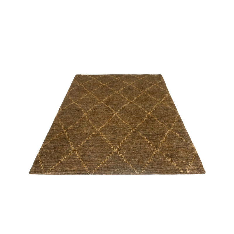 Tapis Gabbeh - Indus - 205 x 137 cm - marron