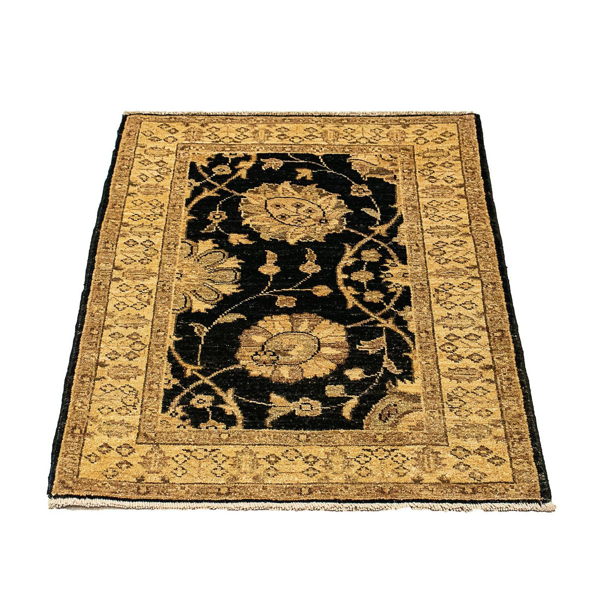 Tapis Ziegler - 86 x 62 cm - bleu foncé