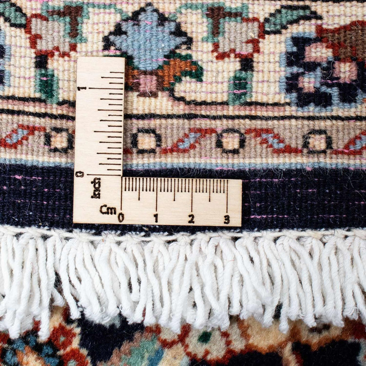 Tapis persan - Classique - 209 x 178 cm - bleu foncé