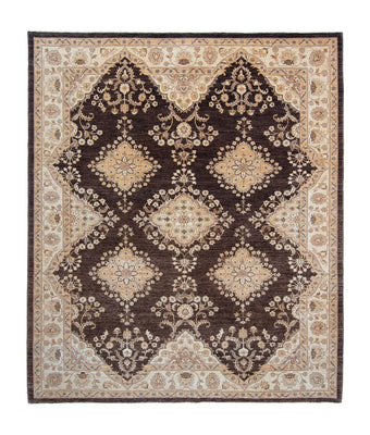 Tapis Ziegler - 300 x 246 cm - marron foncé